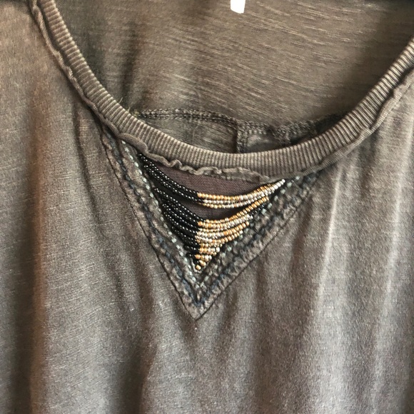 FREE PEOPLE DARK BROWN SHIRT - Picture 4 of 7